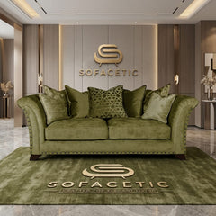 Harrison Juxon Plush velvet Sofa Set