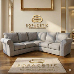 Rivo Chenille Fabric Sofa Set