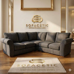 Rivo Chenille Fabric Sofa Set