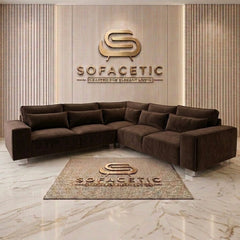 Salon Plush Velvet Sofa