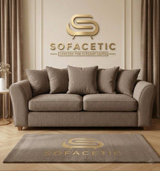 Rivo Chenille Fabric Sofa Set