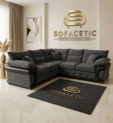 Dino Chenille Modern Sofa Set