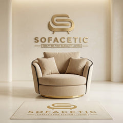 Shanon Chenile Fabric Stylish Sofa Set