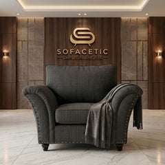 Juxen Jumbo Cord Designer Sofa Set