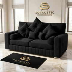 Lilly Chenille Fabric Luxury Sofa Set