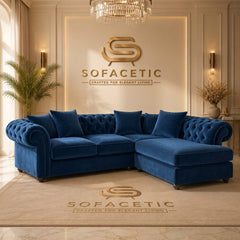 Nicole Plush velvet Luxury Sofa Set