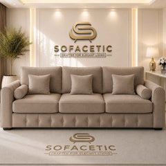 Lilly Naples Fabric Luxury Sofa Set