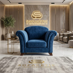 Harrison Juxon Plush velvet Sofa Set