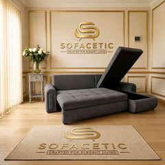 Napnest Chenile Corner Sofa Bed