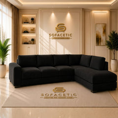 Salon Naples Fabric Sofa