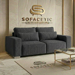 Salon Chenille Fabric Sofa