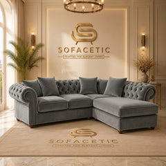 Nicole Plush velvet Luxury Sofa Set