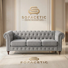 Olympia Chesterfield Jumbo Cord Sofa Set