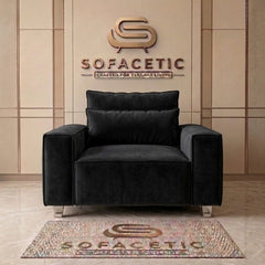 Salon Plush Velvet Sofa