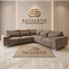 Salon Chenille Fabric Sofa