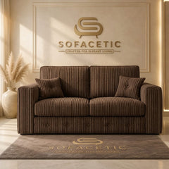 Ruby Alaska Jumbo cord Sofa Set