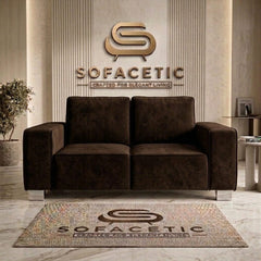 Salon Plush Velvet Sofa