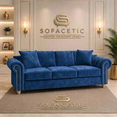 Olympia Ashwin Plush velvet Sofa Set