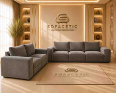 Salon Jumbo Cord Fabric Sofa