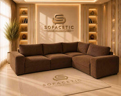 Salon Jumbo Cord Fabric Sofa