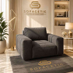 Salon Naples Fabric Sofa