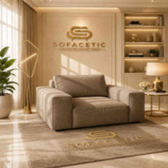 Salon Naples Fabric Sofa