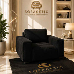 Salon Naples Fabric Sofa