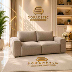 Salon Naples Fabric Sofa