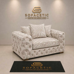 Ashton Crush velvet Fabric Luxury Sofa Set
