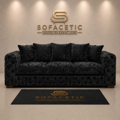 Ashton Crush velvet Fabric Luxury Sofa Set