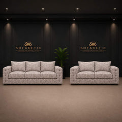 Ashton Naples Fabric Luxury Sofa Set