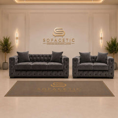 Ashton Plush velvet Luxury Sofa Set