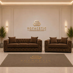 Ashton Plush velvet Luxury Sofa Set