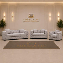 Ashton Plush velvet Luxury Sofa Set