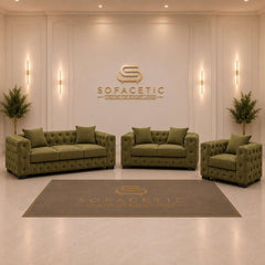 Ashton Plush velvet Luxury Sofa Set