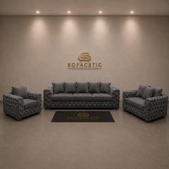 Ashton Chenille Luxury Sofa Set