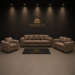 Ashton Chenille Luxury Sofa Set