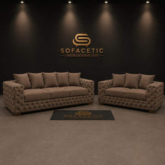 Ashton Chenille Luxury Sofa Set