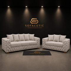 Ashton Chenille Luxury Sofa Set