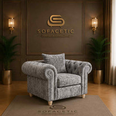 Olympia Ashwin Chenile Sofa Set
