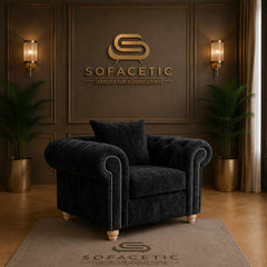 Olympia Ashwin Chenile Sofa Set