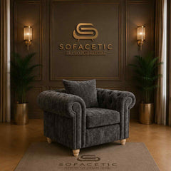 Olympia Ashwin Chenile Sofa Set