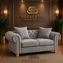 Olympia Ashwin Chenile Sofa Set
