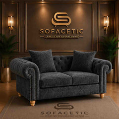 Olympia Ashwin Chenile Sofa Set