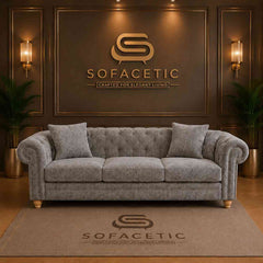 Olympia Ashwin Chenile Sofa Set