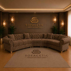 Olympia Ashwin Chenile Sofa Set
