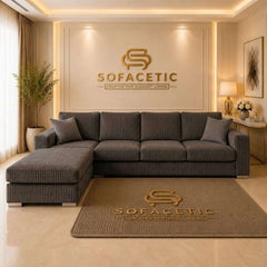 Rivo Jumbo Cord Fabric Sofa Set