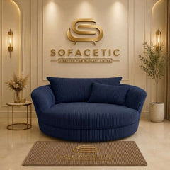 Rivo Jumbo Cord Fabric Sofa Set