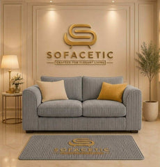 Rivo Jumbo Cord Fabric Sofa Set