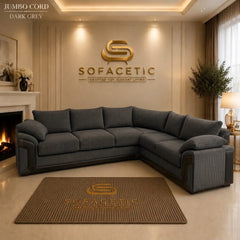 Dino Jumbo Cord Modern Sofa Set